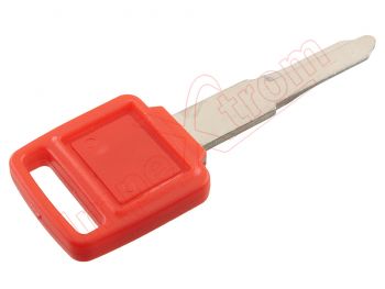 Generic product - Red left guide blade fixed key without hole for transponder for Honda motorcycles